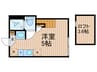 クレセール新小岩 1Rの間取り