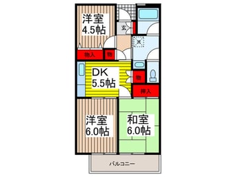 間取図 フリーデンハイム立野際