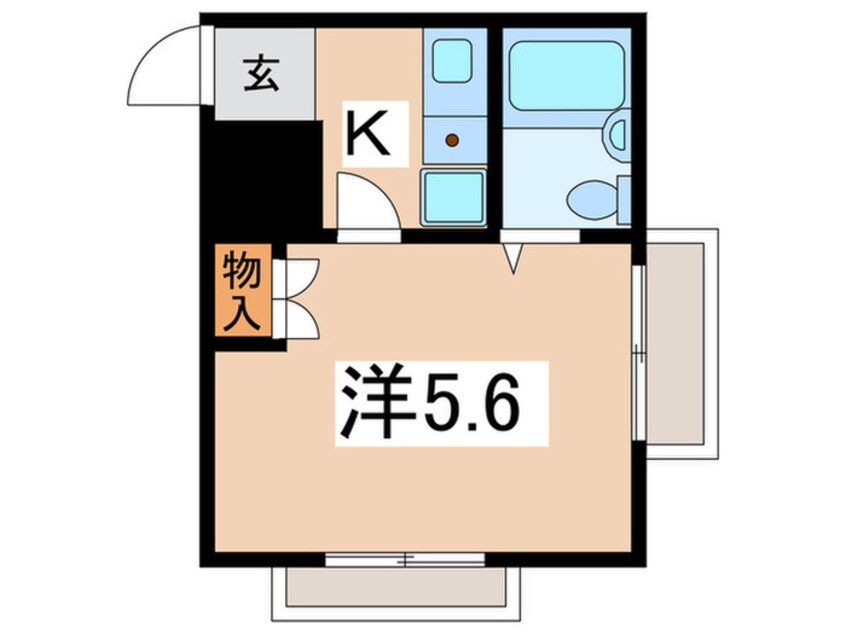 間取図 ｼﾞｭﾈﾊﾟﾚｽ座間第13