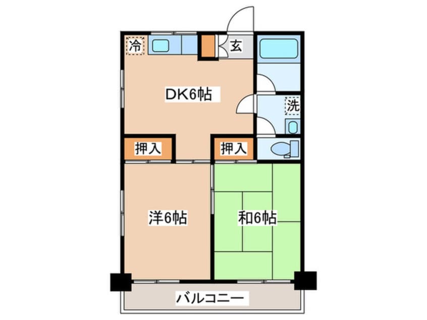 間取図 コーリン鴨居
