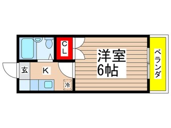 間取図 ハイム金子Ⅰ