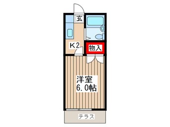 間取図 ハイム金子Ⅰ