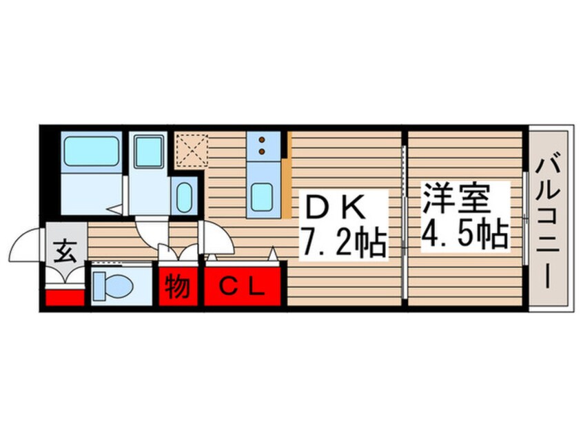 間取図 ＳＫビル八番館