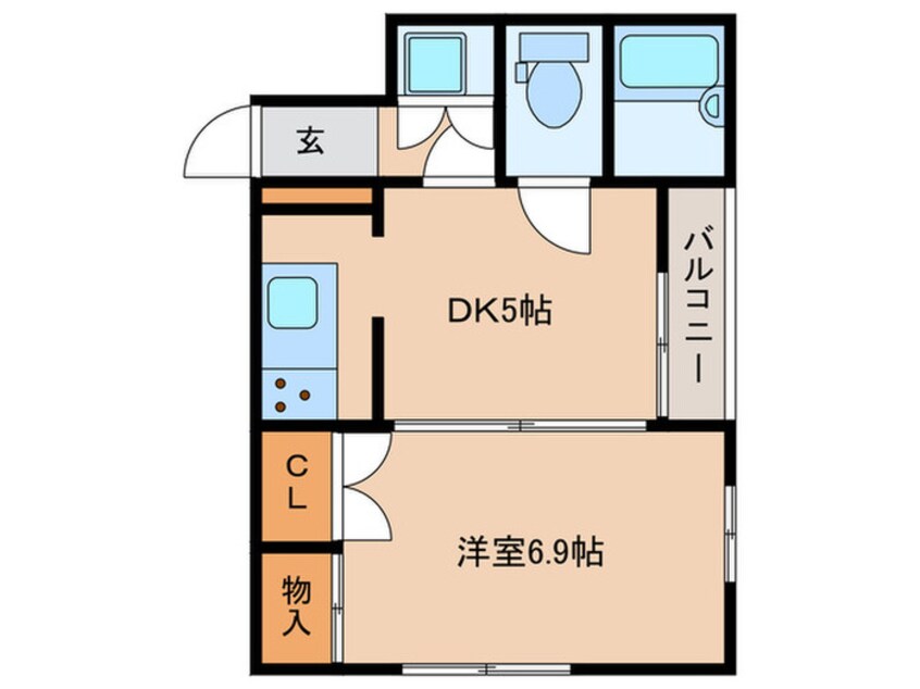 間取図 第２牧ハイツ自由が丘