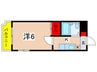 グレイス柿生 1Kの間取り