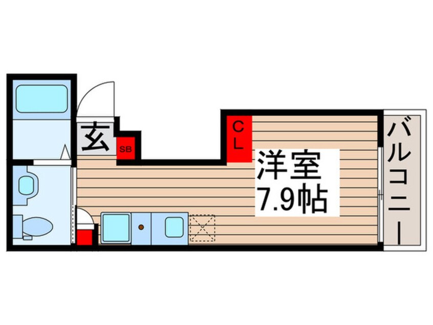 間取図 Glanz北千住Ⅱ