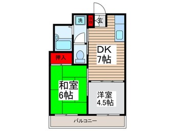 間取図 レジデンスおとめ