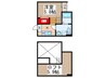 グレイスヴィラ 1Rの間取り