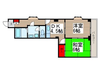 間取図 ブランドール郷美