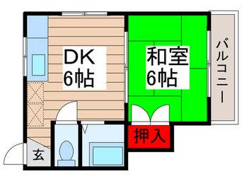 間取図 フナバシコーポ