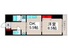 小暮ビル 1DKの間取り