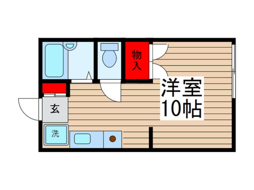 間取図 ﾊﾟﾙ ﾅｶﾑﾗ