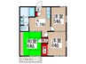 シャトル山崎Ａ 3Kの間取り