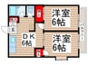 フェニックス 2DKの間取り