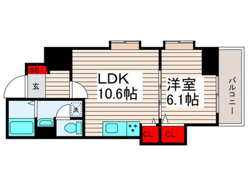 間取図 ハピーディラレジデンス