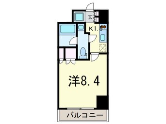 間取図 パ－クキュ－ブ四谷三丁目