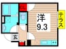 オリオンガーデン 1Rの間取り