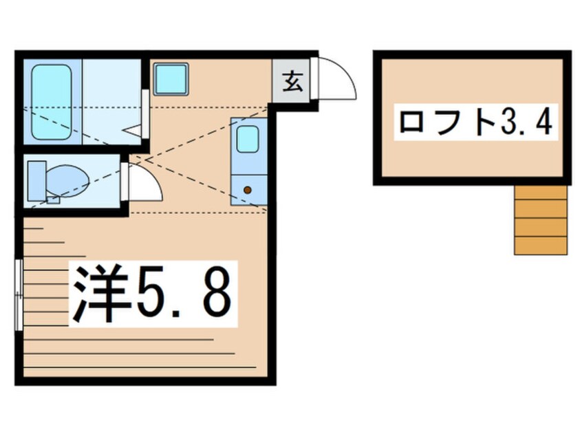 間取図 ヒルズ日吉