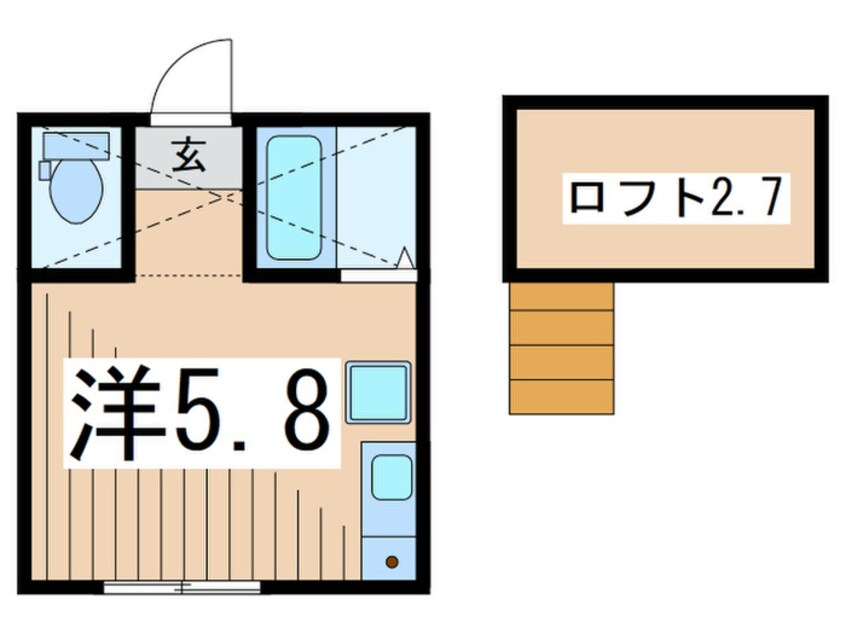 間取図 ヒルズ日吉