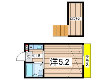 間取図 NOZU稲城A棟