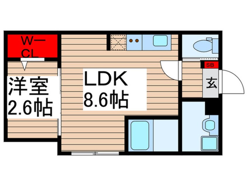 間取図 仮)KEIAI　RESIDENCE久米川Ⅱ