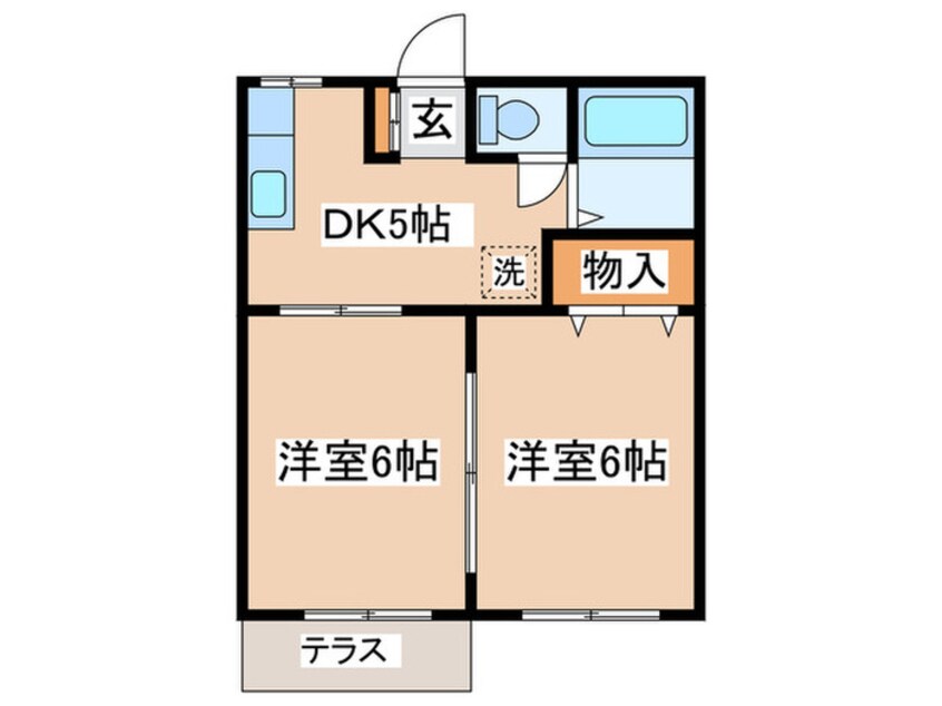 間取図 宝野ハイツ