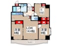 ドミール・コンフォールの間取図
