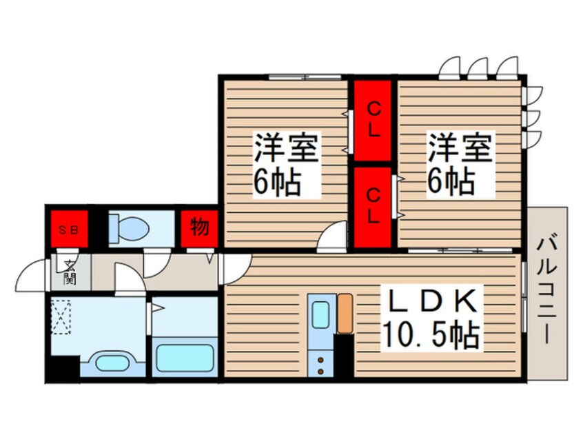 間取図 セサミ花畑