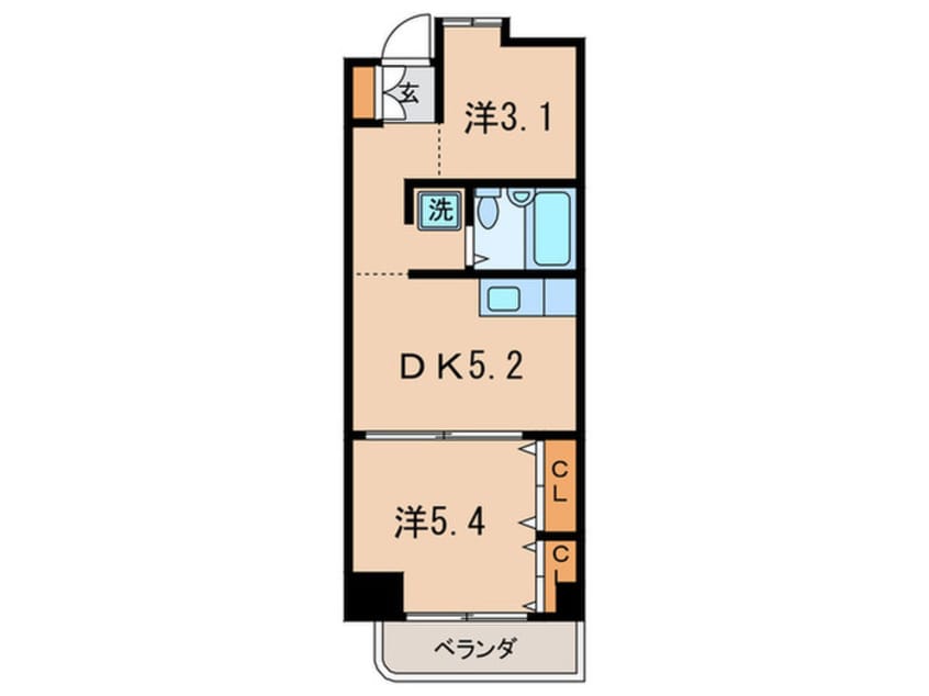 間取図 仙台坂アルカディア