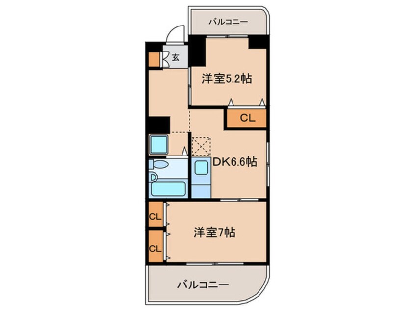 間取図 仙台坂アルカディア