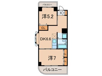 間取図 仙台坂アルカディア