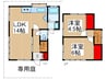 和光貸家 2LDKの間取り