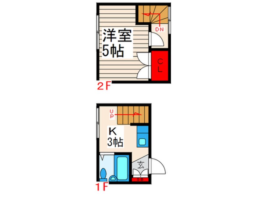 間取図 赤城フラッツ