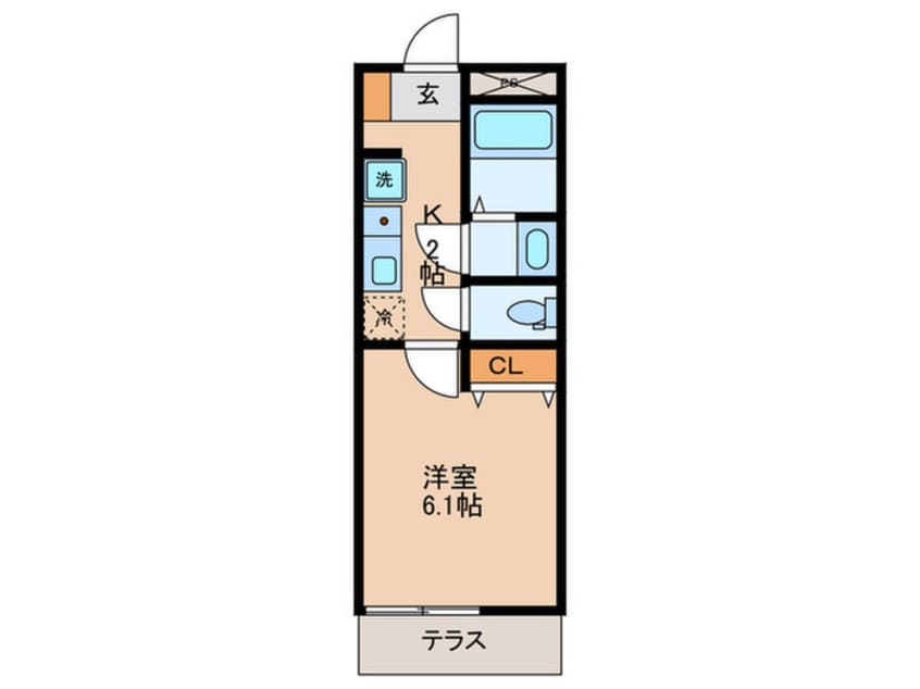 間取図 コンフォルト宮崎台