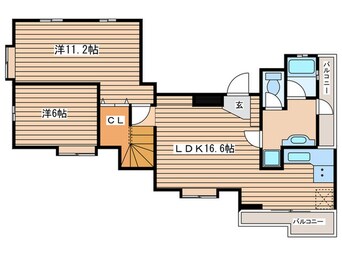 間取図 ﾘｳﾞｨｴﾗ元町