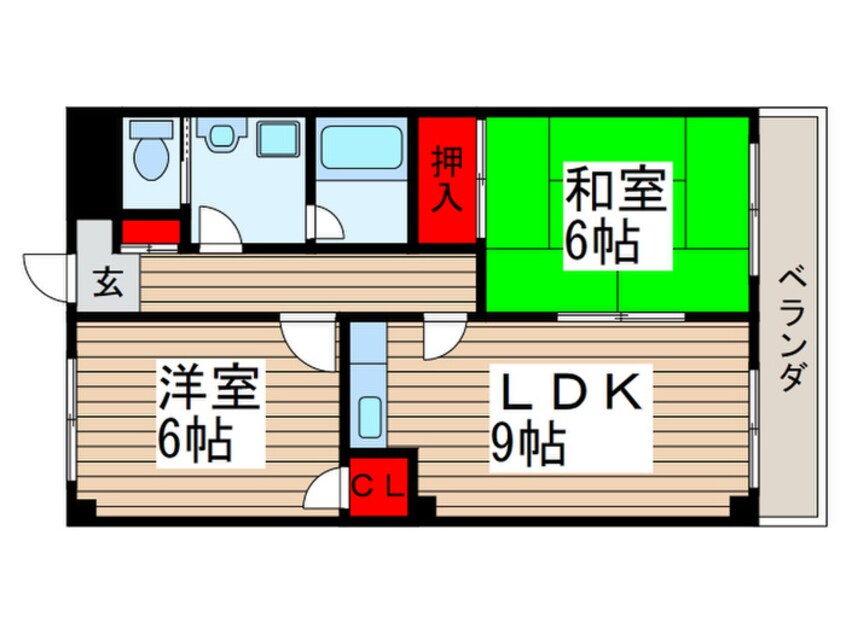 間取図 プレシャス　ポイント