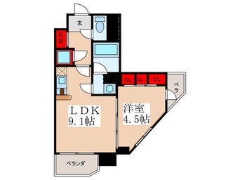 間取図 コンフォリア南砂町