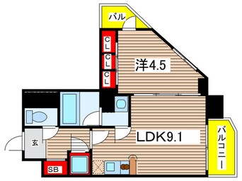 間取図 コンフォリア南砂町