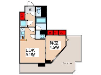 間取図 コンフォリア南砂町