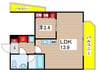 コンフォリア南砂町 1LDKの間取り
