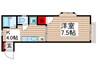 フェスタ鎌倉 1Kの間取り