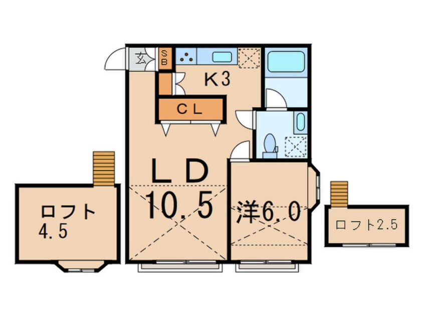 間取図 吉澤第二ハイツ