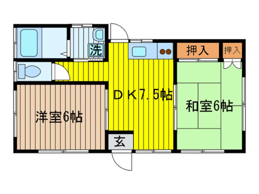 間取図 三浦貸家