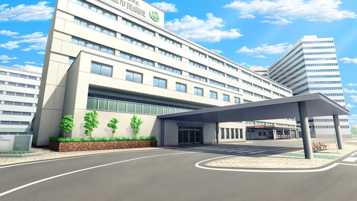 中村内科医院(病院)まで371m 三浦貸家