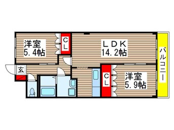 間取図 パレスコート