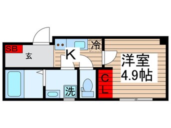 間取図 CLAIREA千住大橋