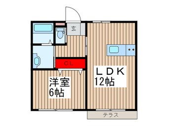 間取図 パ－クハイム宮代