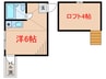 アネックス元住吉 1Rの間取り