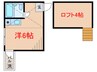 アネックス元住吉 1Rの間取り