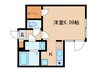 Ｂｒａｎｃｈｅ神楽坂 1Kの間取り